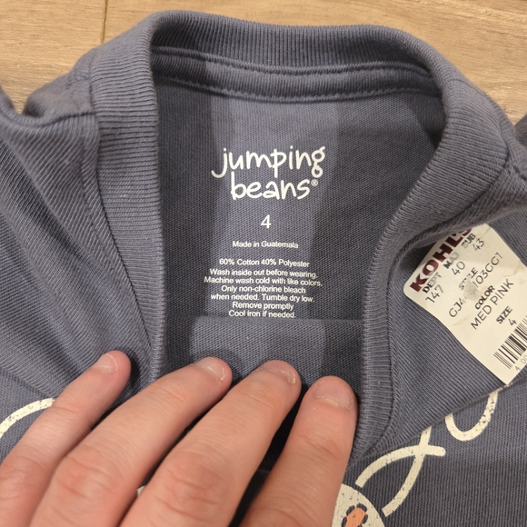 NWT Girls "Let’s Go Cowgirls" Graphic Tee - Grey Western Cowgirl - Picture 3 of 4